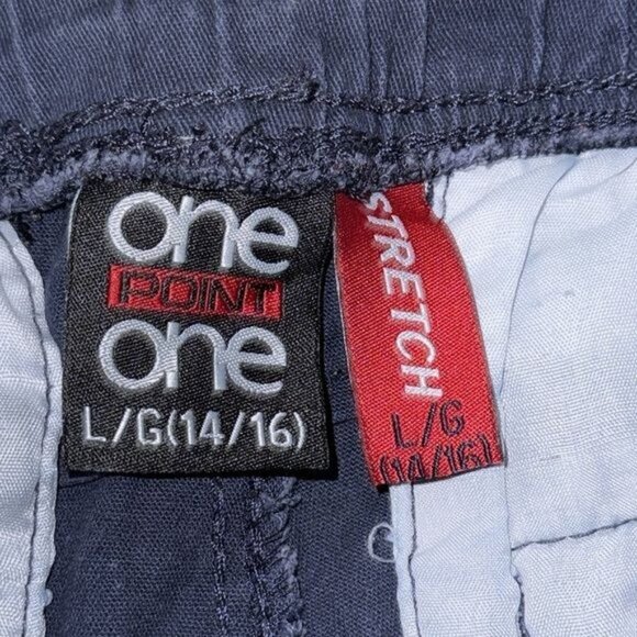 One Point One Boys Stretch Jogger Pants L/G 14/16 Navy Blue - Picture 3 of 6